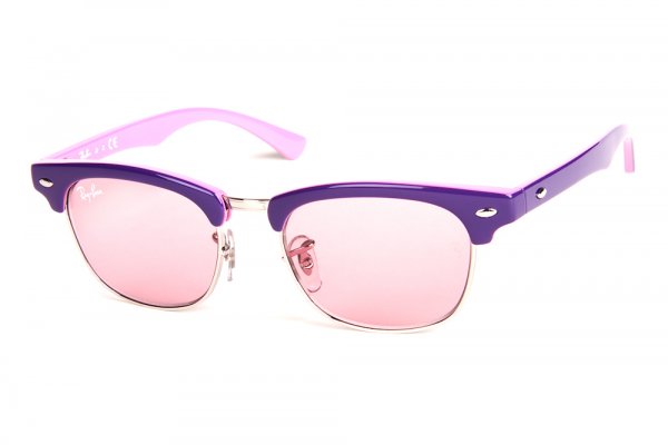   Ray-Ban Kids and Junior Clubmaster RB9050S-179-7E Violet/Pink Faded