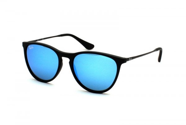   Ray-Ban Kids and Junior Izzy RB9060S-7005-55 Matt Black  | Blue Mirror