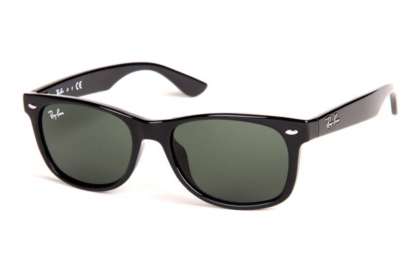   Ray-Ban Kids and Junior New Wayfarer RB9052S-100-71 Black | Grey/Green