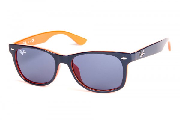   Ray-Ban Kids and Junior New Wayfarer RB9052S-178-80 Blue-Orange/Blue