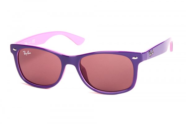   Ray-Ban Kids and Junior New Wayfarer RB9052S-179-84 Violet/Pink | Pink