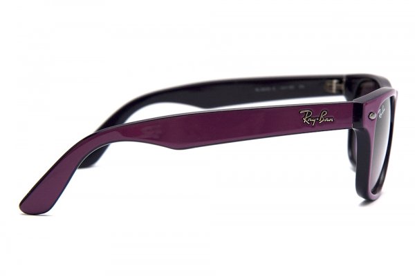   Ray-Ban Kids and Junior Original Wayfarer RB9035S-147-90 Fuchsia Top On Metal Violet/Faded Violet
