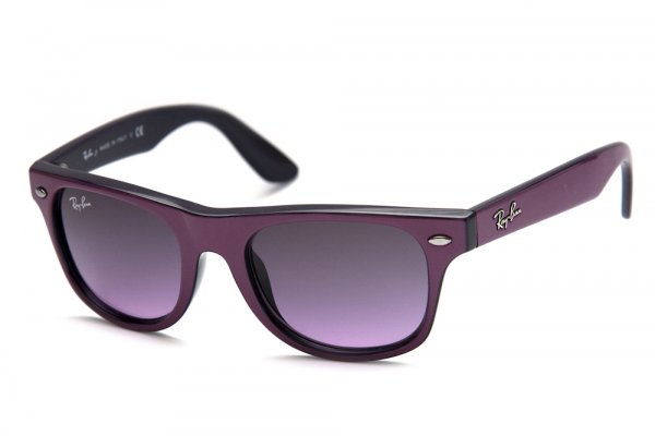   Ray-Ban Kids and Junior Original Wayfarer RB9035S-147-90 Fuchsia Top On Metal Violet/Faded Violet