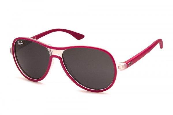   Ray-Ban Kids and Junior RB9055S-193-87 Cyclamen/Transparent/Grey