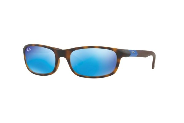   Ray-Ban Kids and Junior RB9056S-7025-55 Havana | Blue Mirror