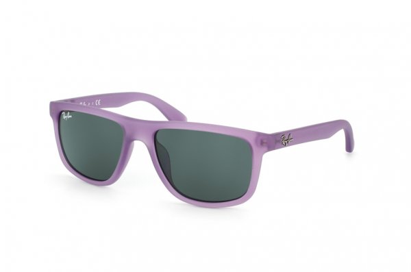   Ray-Ban Kids and Junior RB9057S-199-87 Matte Transparent Violet| Dark Grey