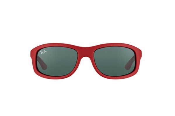   Ray-Ban Kids and Junior RB9058S-7002-71 Matt Red | Grey Green