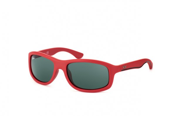   Ray-Ban Kids and Junior RB9058S-7002-71 Matt Red | Grey Green
