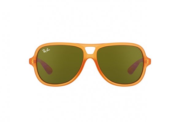   Ray-Ban Kids and Junior RB9059S-7003-73 Matte Orange | Brown/Green
