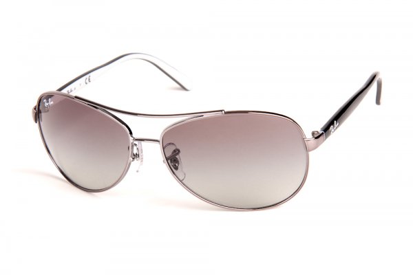   Ray-Ban Kids and Junior RB9527S-200-11 Gunmetal Black On White/Faded Grey