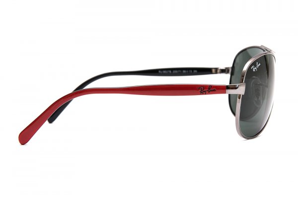   Ray-Ban Kids and Junior RB9527S-200-71 Gunmetal/Red | Grey/Green