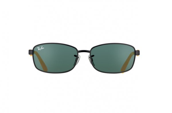   Ray-Ban Kids and Junior RB9533S-220-71 Black / Yellow |  Green