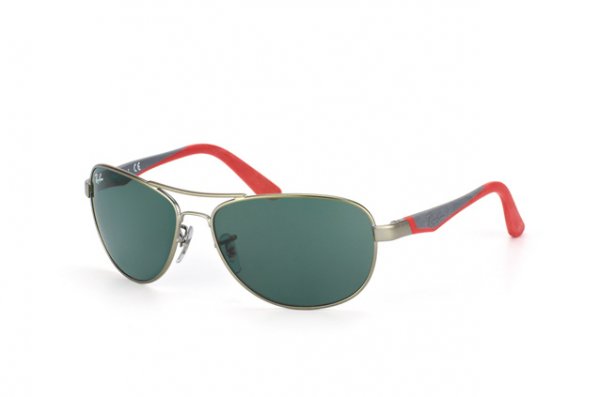  Ray-Ban Kids and Junior RB9534S-242-71 Dark Grey Metal / Red | Grey