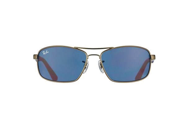   Ray-Ban Kids and Junior RB9536S-241-80 Matt Silver/Orange| Blue