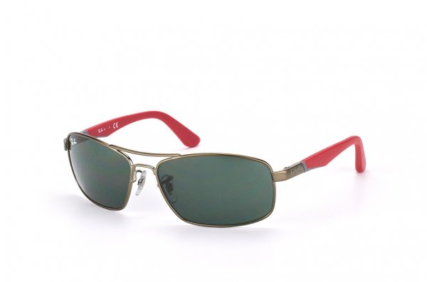   Ray-Ban Kids and Junior RB9536S-242-71 Matt Gunmetal/Red| Green/Grey