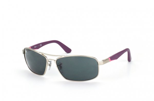   Ray-Ban Kids and Junior RB9536S-248-87 Matt Silver/Violet| Dark Grey