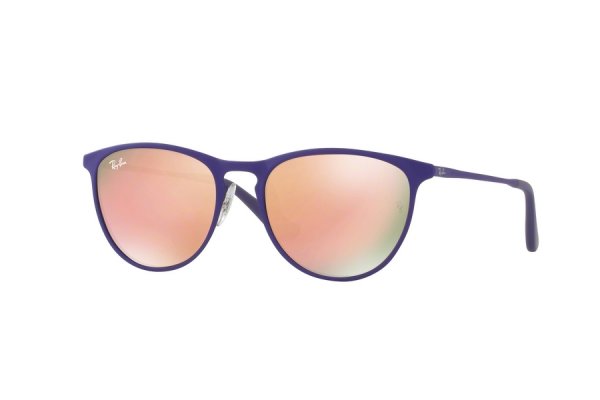   Ray-Ban Kids and Junior RB9538S-252-2Y Violet | Orange-Yellow Mirror