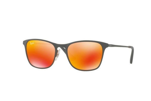   Ray-Ban Kids and Junior RB9539S-258-6Q Black | Orange Mirror