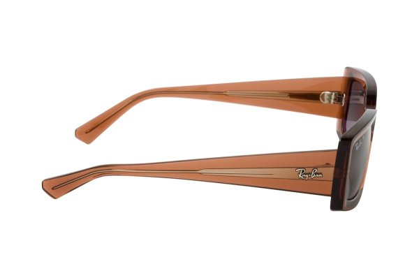   Ray-Ban Kiliane Bio Based RB4395-6678-T3 Transparent Brown | Gradient Grey Polarized