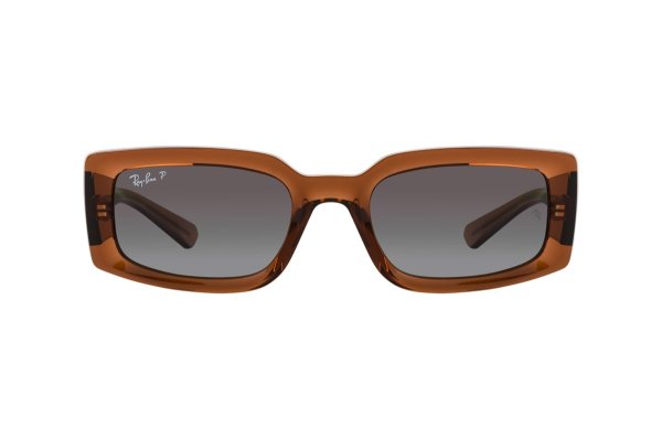   Ray-Ban Kiliane Bio Based RB4395-6678-T3 Transparent Brown | Gradient Grey Polarized
