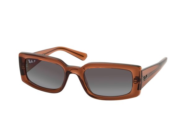   Ray-Ban Kiliane Bio Based RB4395-6678-T3 Transparent Brown | Gradient Grey Polarized