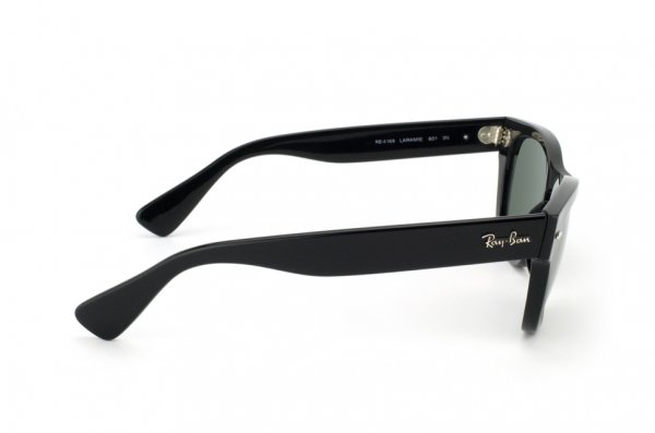   Ray-Ban Laramie RB4169-601 Black/Natural Green (G-15XLT)