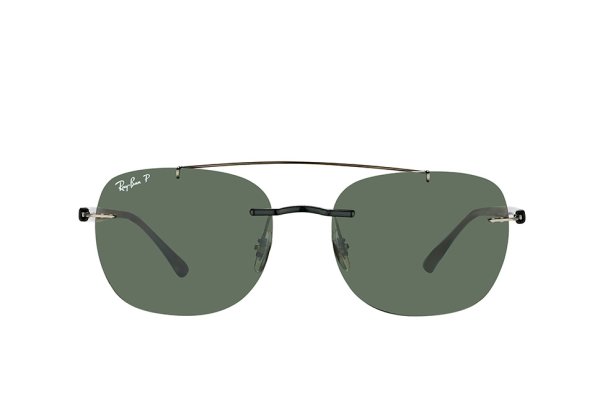  Ray-Ban LightRay Active Lifestyle RB4280-601-9A Black | Poly Grey/Green Polarized