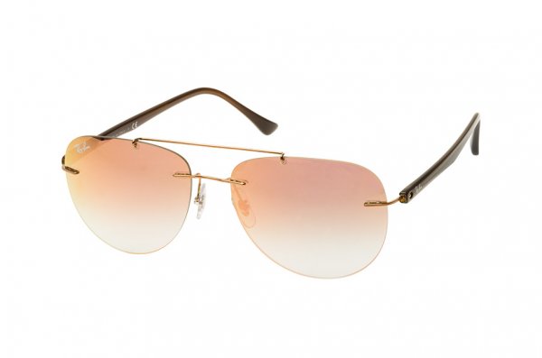   Ray-Ban LightRay Active Lifestyle RB8059-155-B9 Dark Arista / Brown| Pink/ Ligh Brown