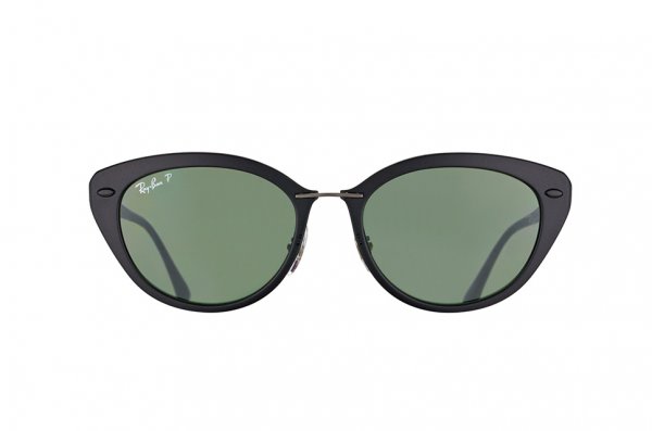   Ray-Ban LightRay RB4250-601S-9A Matt Black | Grey/Green Polarized