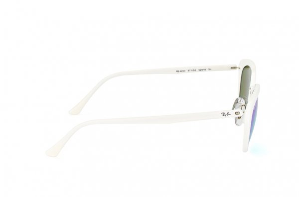   Ray-Ban LightRay RB4250-671-55 White | Multilayer Blue Mirror