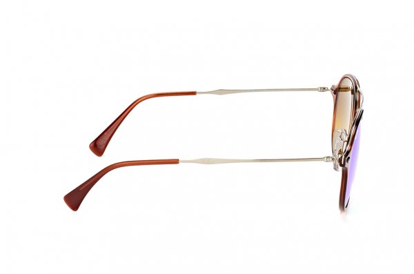   Ray-Ban LightRay RB4287-604-B7 Brown / Silver | Gradient Blue Mirror