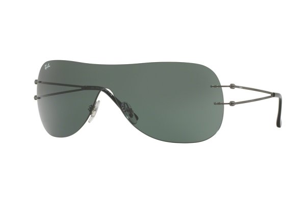   Ray-Ban LightRay RB8057-154-71 Titanium | APX Grey/Green