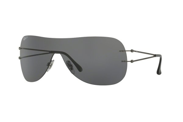   Ray-Ban LightRay RB8057-154-81 Titanium | Blue Polarized