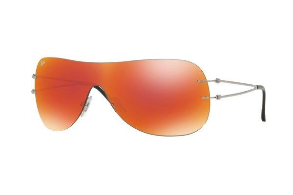   Ray-Ban LightRay RB8057-159-6Q Silver |  Orange Mirror