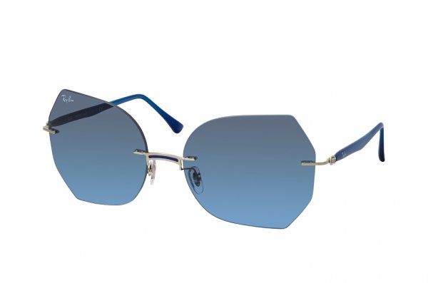   Ray-Ban LightRay RB8065-003-8F Silver / Blue | Blue Gradient