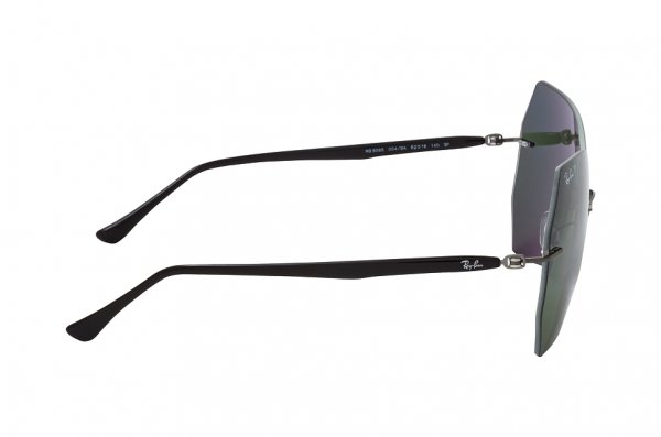   Ray-Ban LightRay RB8065-004-9A Gunmetal | Natural Green Polarized