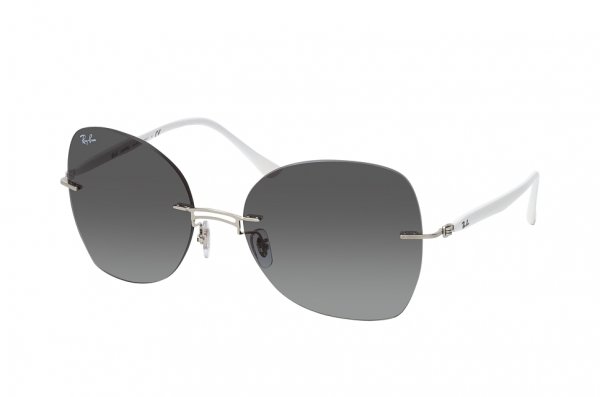  Ray-Ban LightRay RB8066-003-11 Silver / White | Grey Gradient
