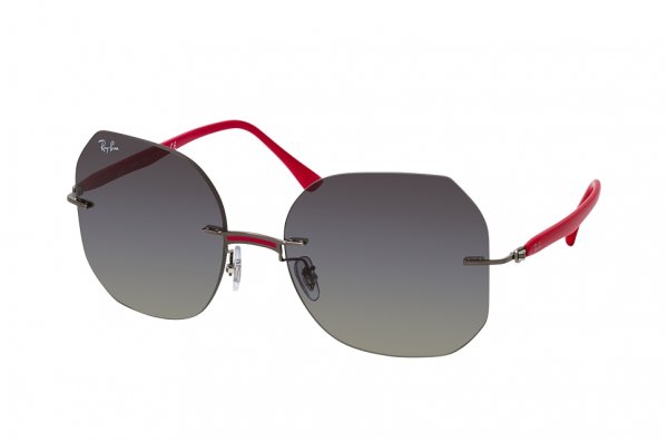   Ray-Ban LightRay RB8067-004-11 Red | Grey Gradient 