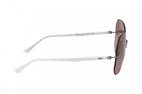   Ray-Ban LightRay RB8067-159-14 White | Violet Gradient 