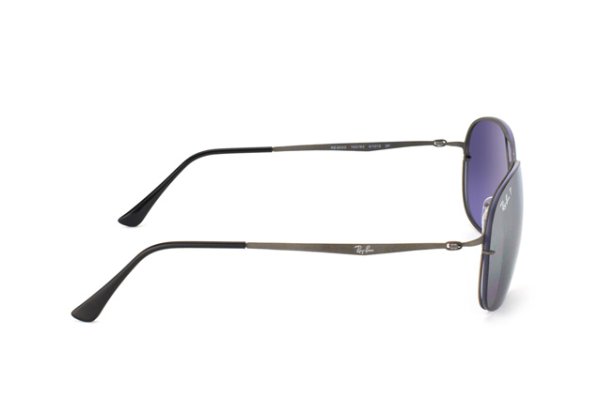   Ray-Ban LightRay Titanium RB8052-154-82 Matt Gunmeal| Polar Grey GSM Polarized P3