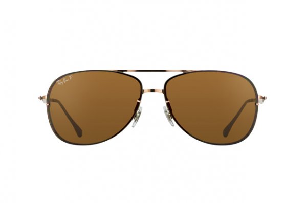   Ray-Ban LightRay Titanium RB8052-158-83 Bronze | APX Brown Polarized P3