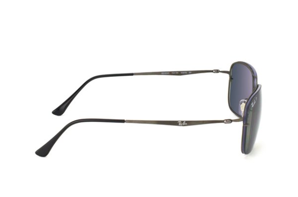   Ray-Ban LightRay Titanium RB8054-154-9A Matt Grey | APX Grey/Green Polarized