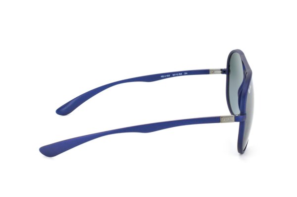 Sunglasses Ray-Ban Liteforce Aviator RB4180-6015-88 Matte Blue | Grey Silver Mirror