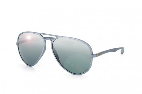   Ray-Ban Liteforce Aviator RB4180-6017-88 Matte Grey | Grey Silver Mirror