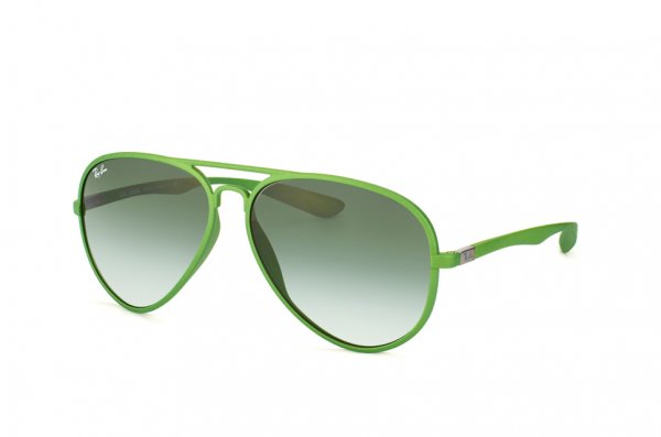 Sunglasses Ray-Ban Liteforce Aviator RB4180-6086-8E Green | APX Gradient Green