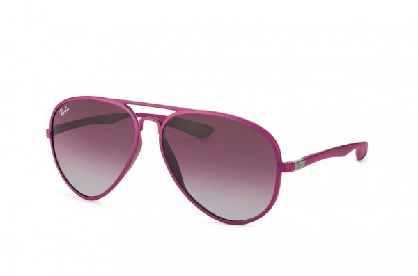 Sunglasses Ray-Ban Liteforce Aviator RB4180-6087-4Q Lilac | Violet Faded Grey
