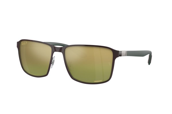 Sunglasses Ray-Ban Liteforce Chromance RB3721CH-188-6O Black / Green | Green Polarized