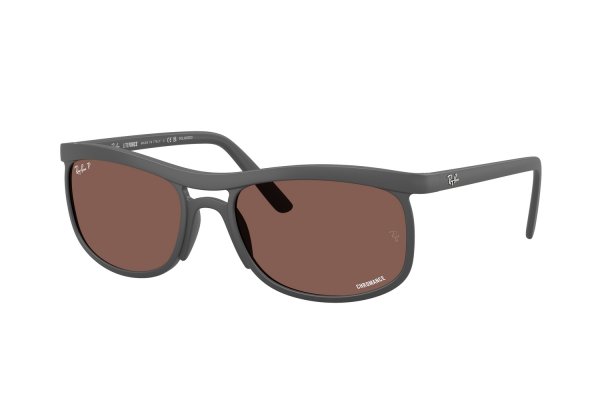   Ray-Ban Liteforce Chromance RB4452CH-6017-1A Matt Dark Grey | Dark Violet Polarized