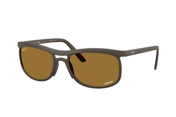   Ray-Ban Liteforce Chromance RB4452CH-6124-73 Matt Dark Brown | Dark Brown Polarized