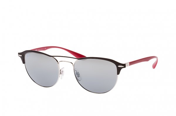   Ray-Ban Liteforce RB3596-9091-88 Black / Red | Grey Mirror Gradient